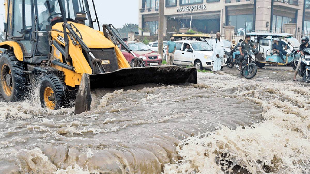 हरियाणा में बारिश के दौरान हुए बड़े हादसे